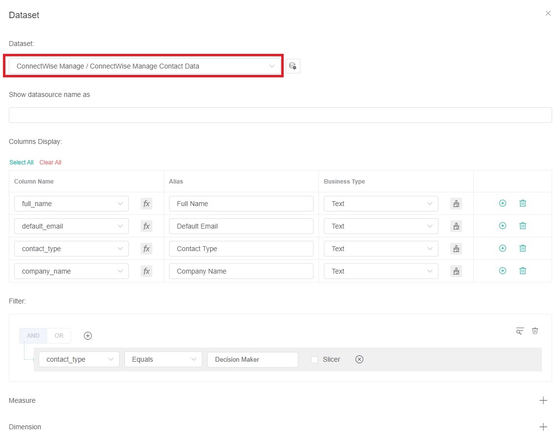 dataset for automatic contact list