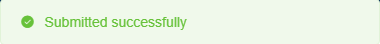 submitted successfully