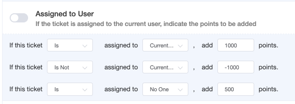 assigned to user