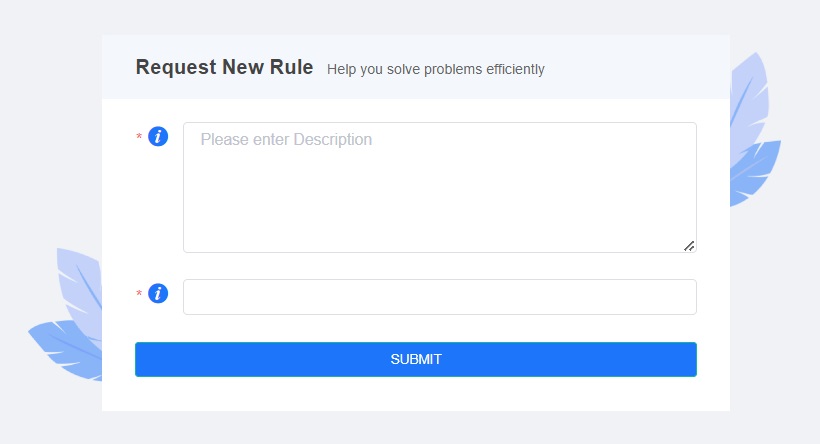 request new rule