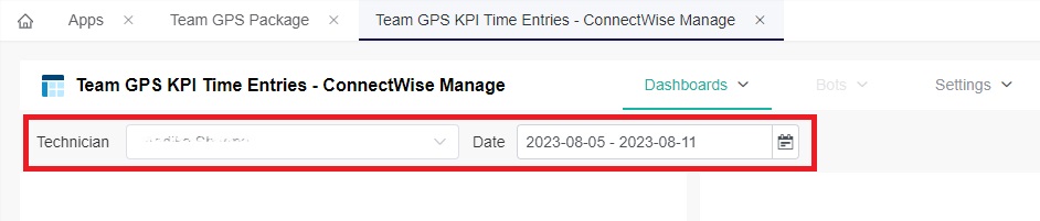 image Team GPS KPI Settings