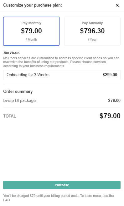 purchase plan
