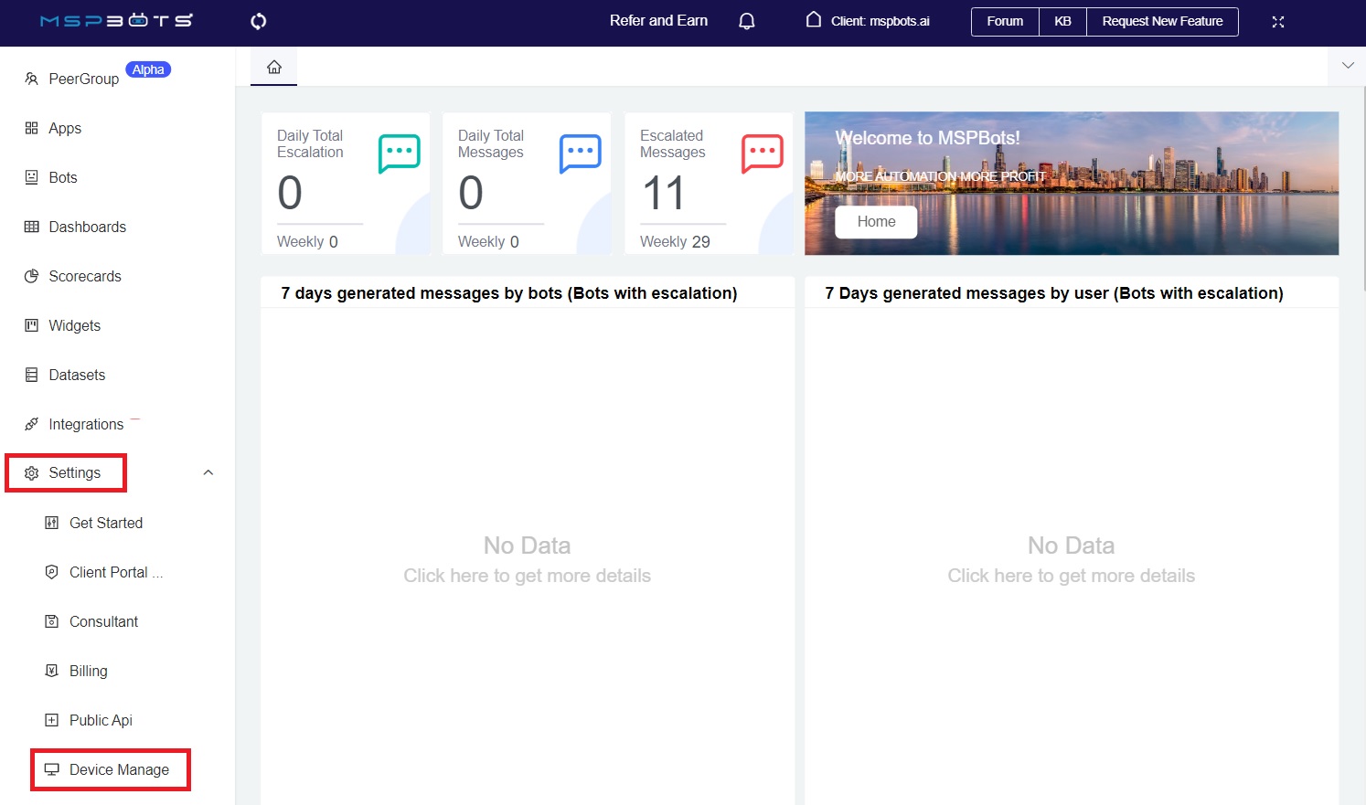 device manage