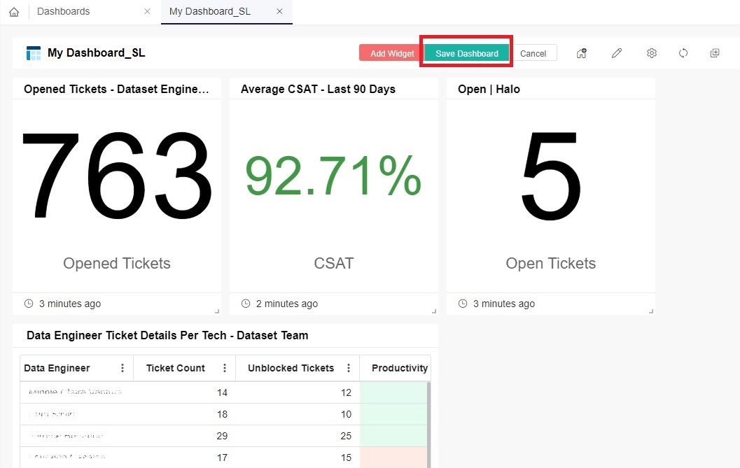 image save ne dashboard