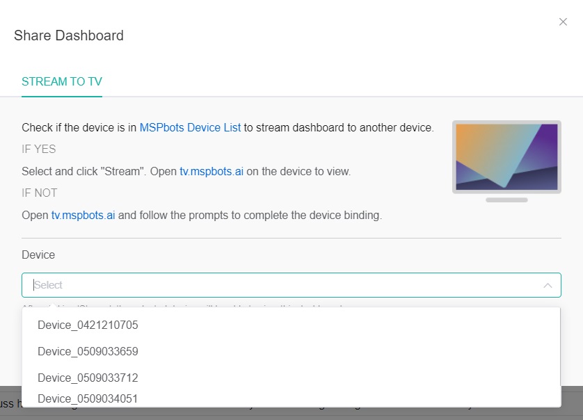 device list