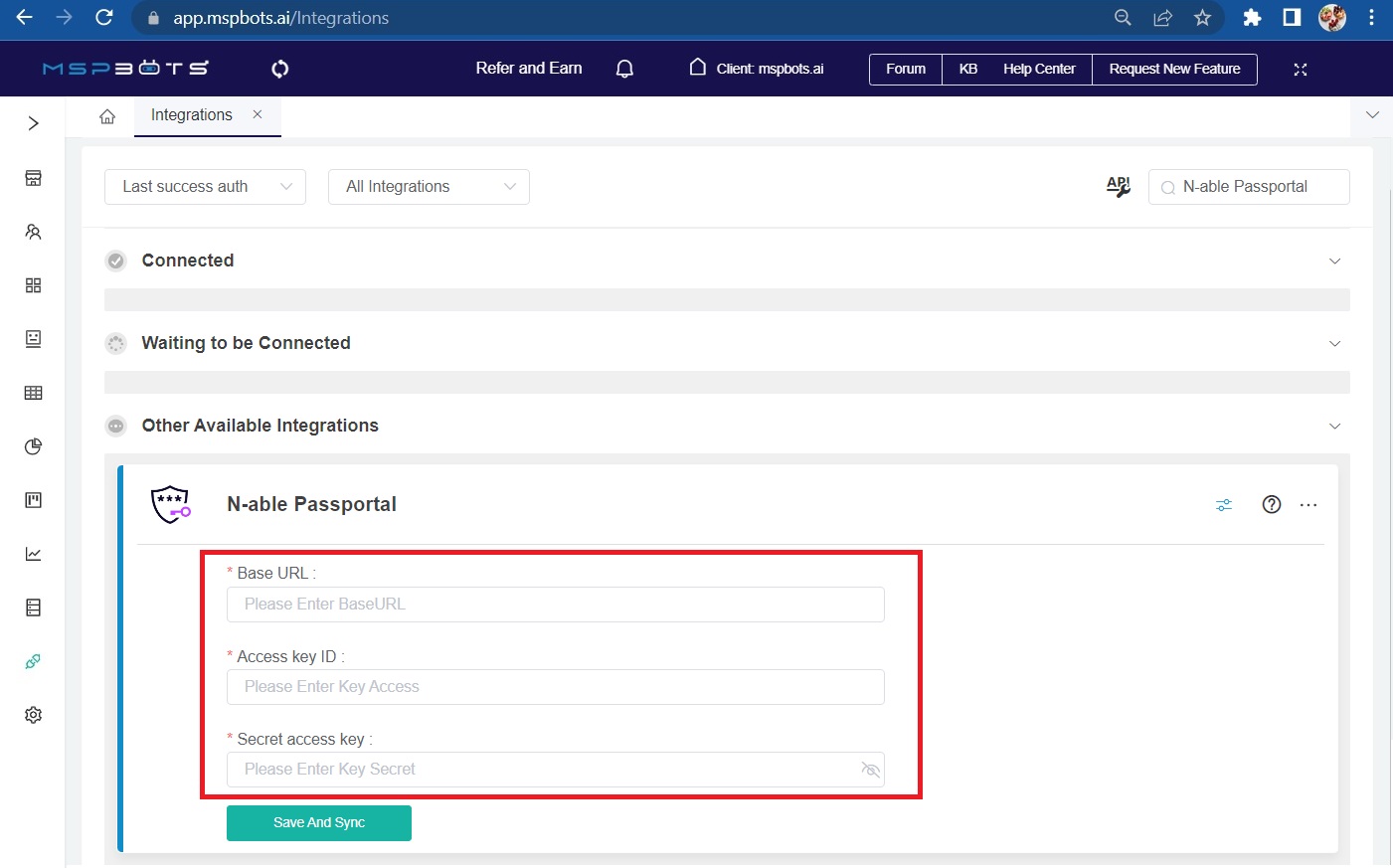 Passportal info