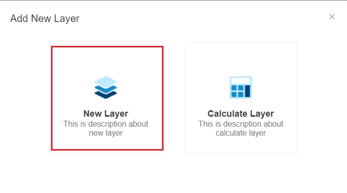 new layer widget