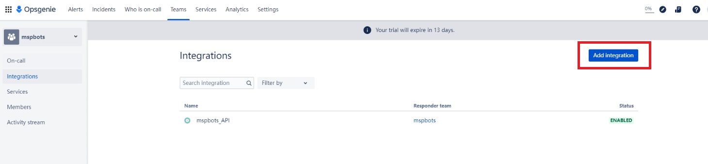 opsgenie teams