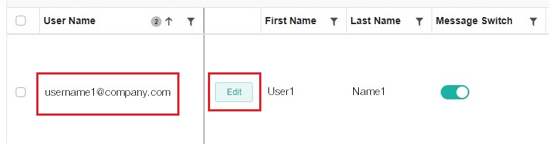 edit user homepage