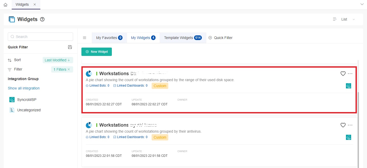 image select widget