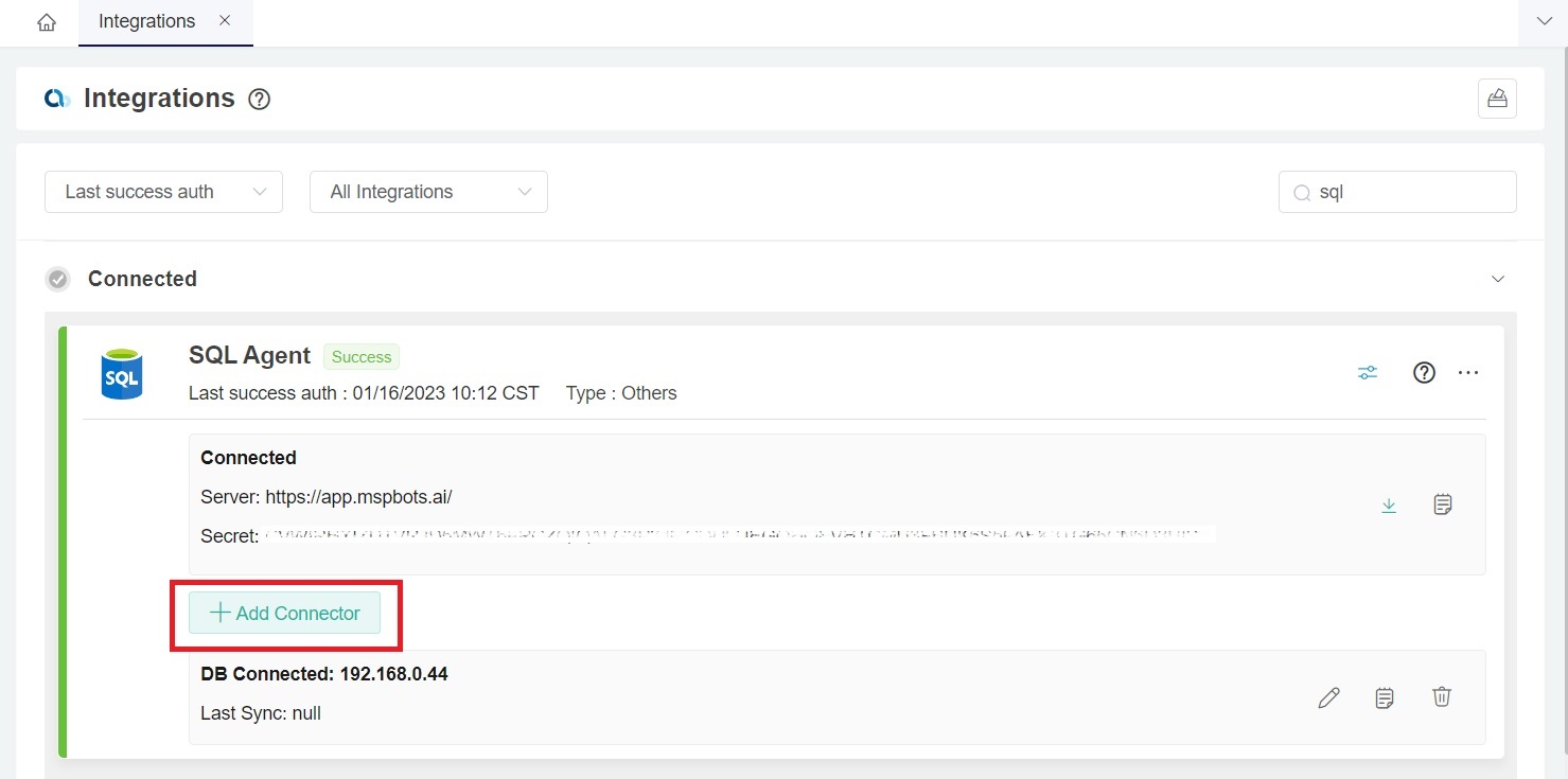 image sql add connector
