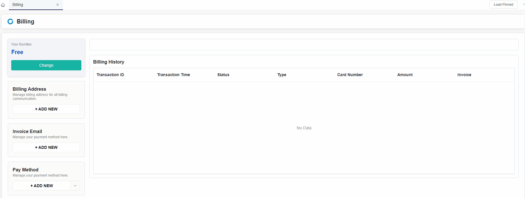 gif add new email address for billing