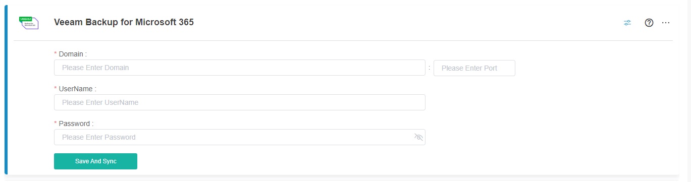 image Veeam Backup MS 365 settings