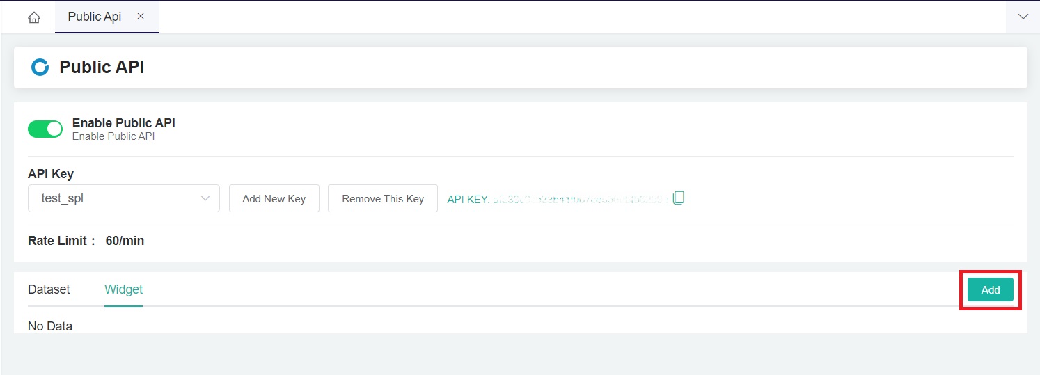 add widget