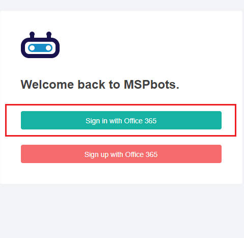 MSPbots sign in 