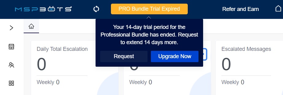 pro-bundle trial expired