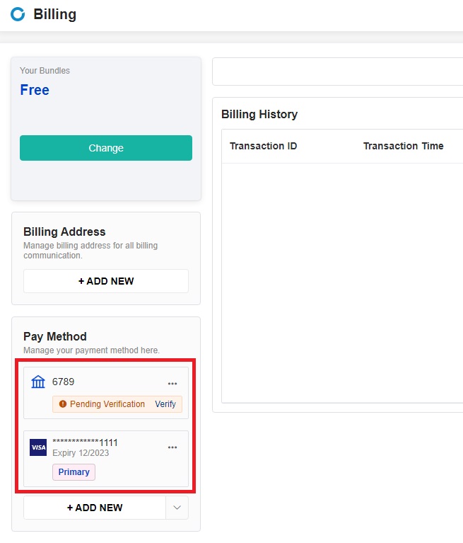 image pay methods