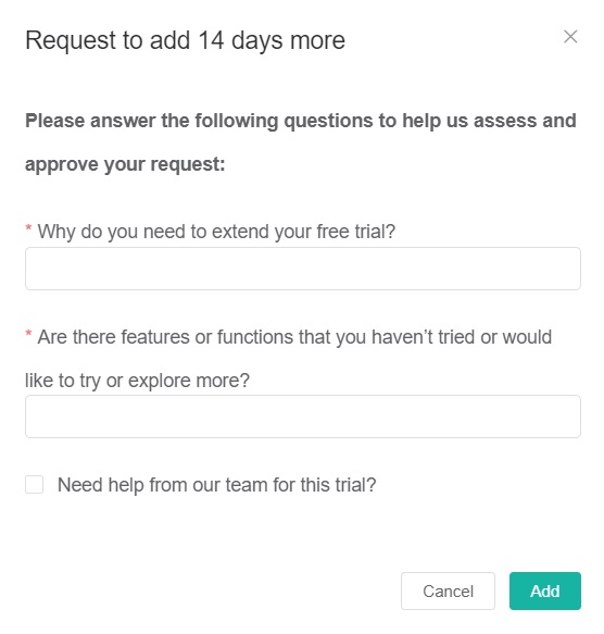request trial extension