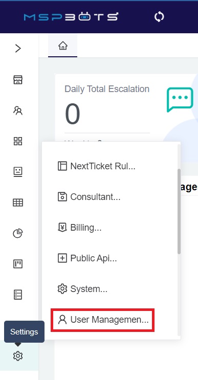 user management