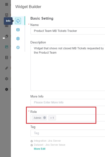 role widget builder