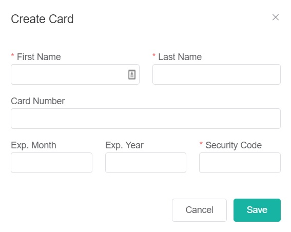 billing info